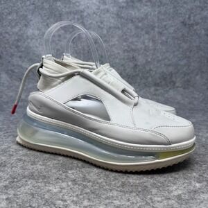 Nike Womens Air Max FF 720 Sandals Sneakers Sail/Summit White Size 7 Leather